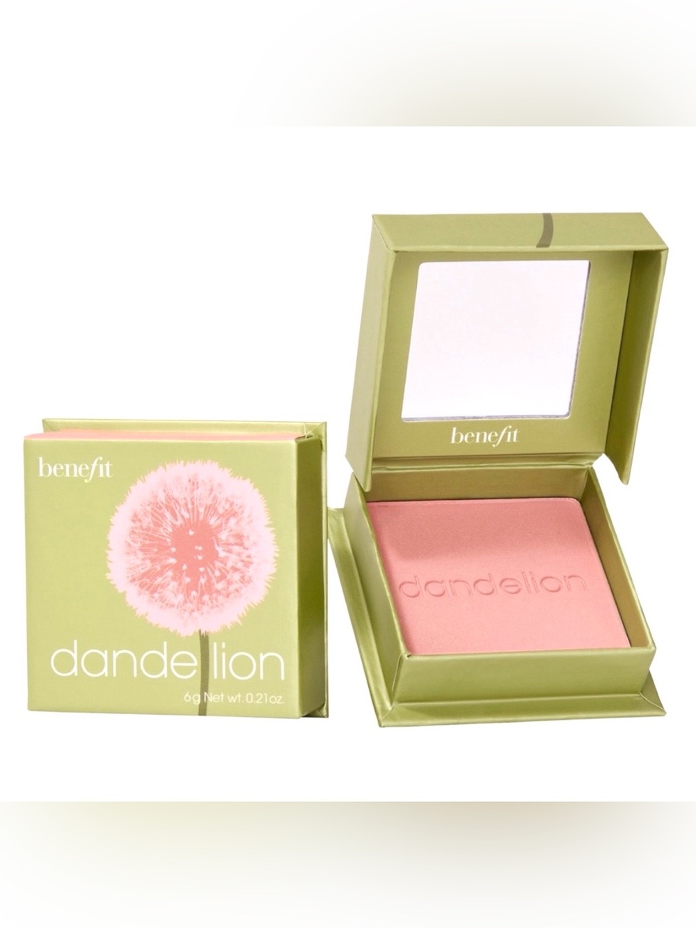 Benefit Cosmetics Dandelion Blush — Soft Pink 🌸Powder  Full Size NIB Sealed ✅
